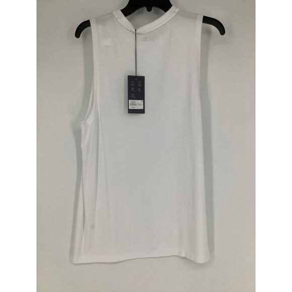 VRST Men's Medium White Circuit Seamless Space Dye Tank Top Activewear N3-38 - Picture 5 of 7